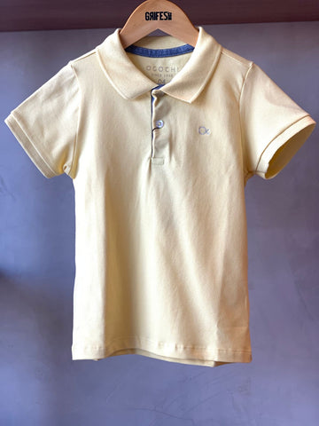 POLO OGOCHI KIDS MC ESSENCIAL LISA AMARELO 0169