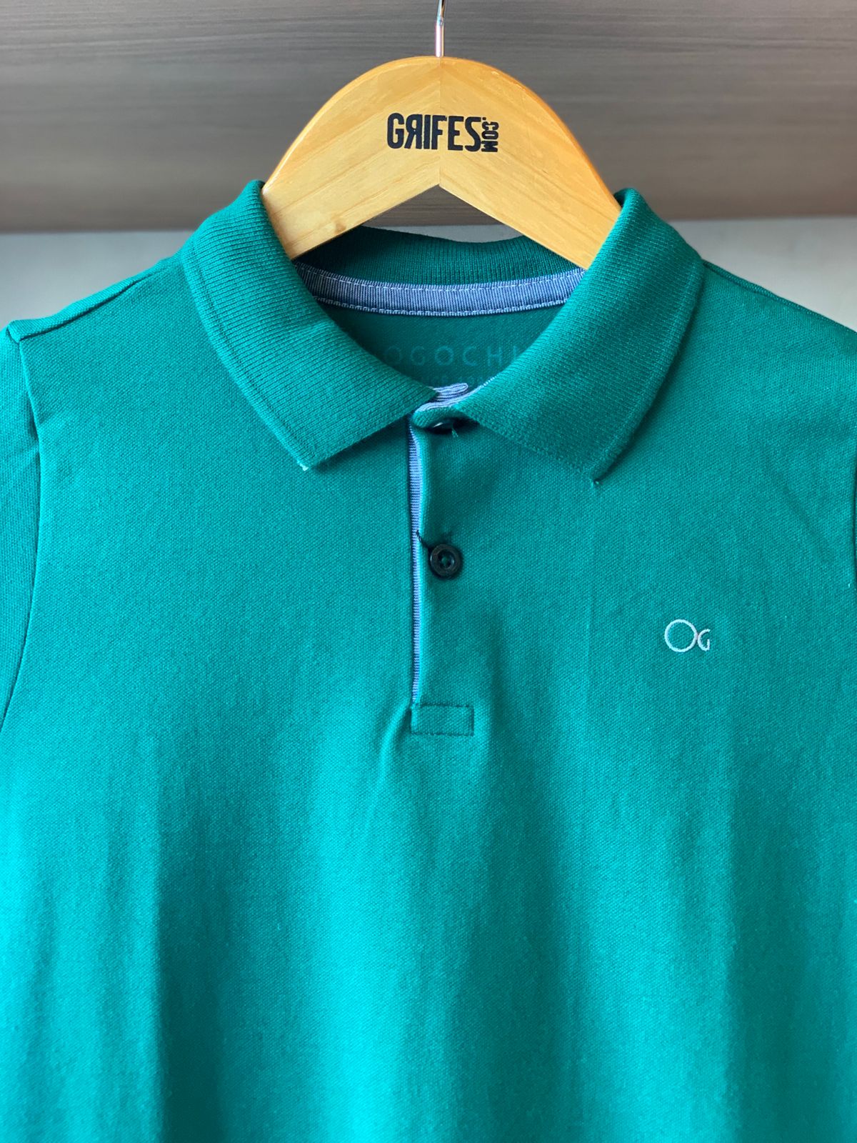 POLO OGOCHI INF MC SLIM ESSENCIAL VERDE FLORESTA 5232