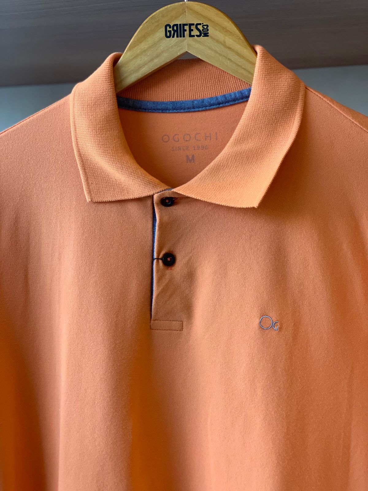 POLO OGOCHI INF MC SLIM ESSENCIAL LARANJA 1344