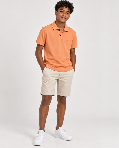 POLO OGOCHI INF MC SLIM ESSENCIAL LARANJA 1344