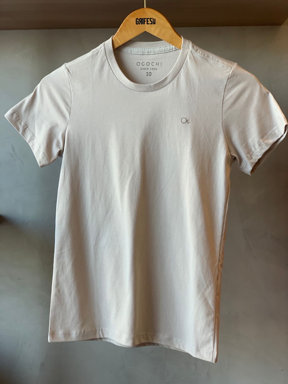 CAMISETA OGOCHI INF MC ESSENCIAL KHAKI 0006