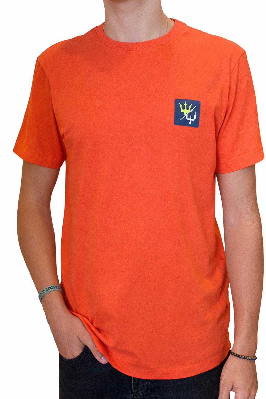 CAMISETA MAS MC SLIM VINTAGE KITE BOX LARANJA TANGERINA