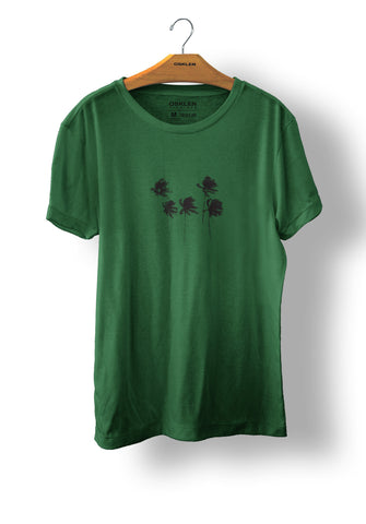 CAMISETA MAS MC SLIM STONE COQUEIROS VERDE MATA