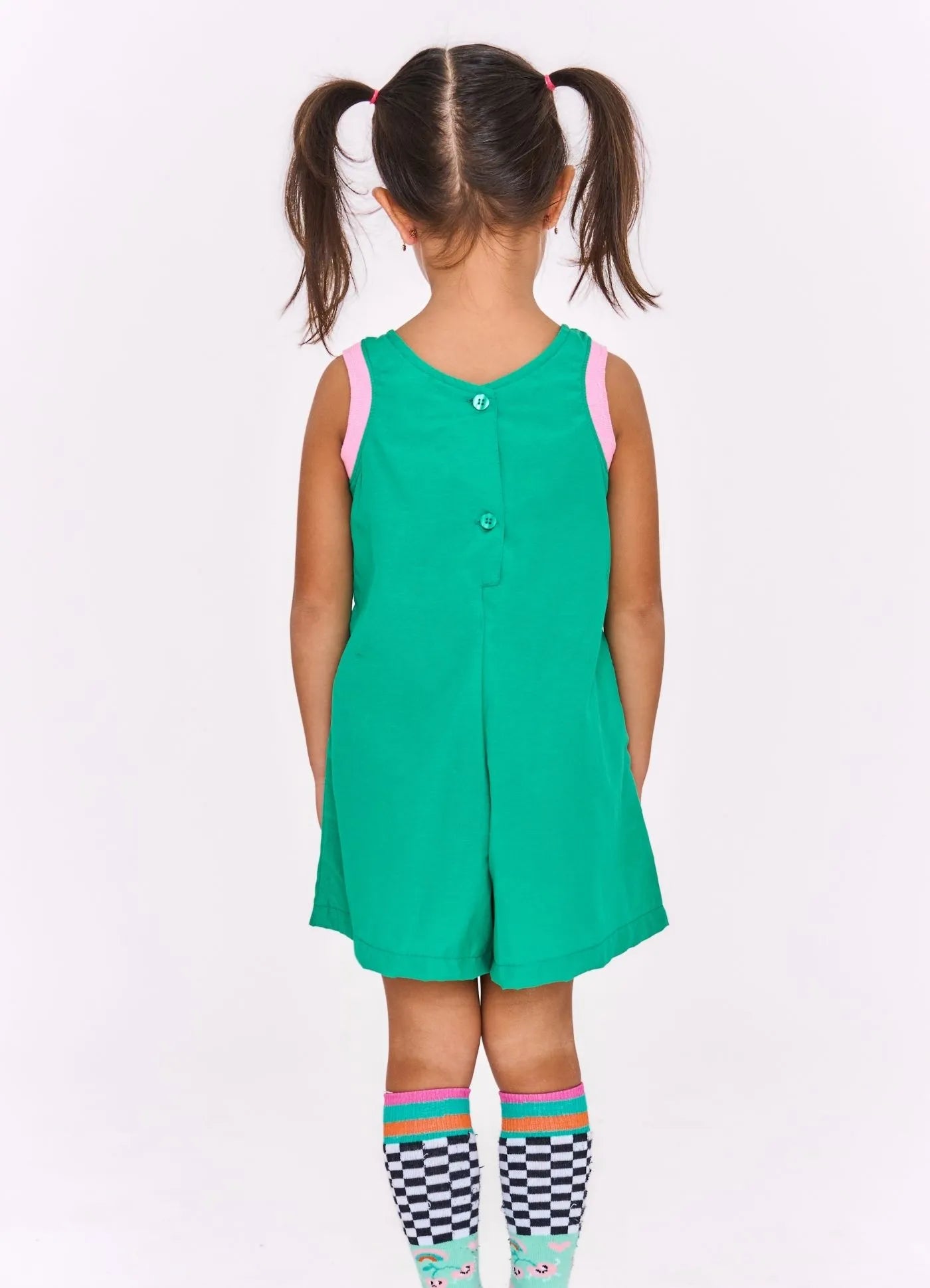 MACAQUINHO FEM CASA DE FLORES VERDE