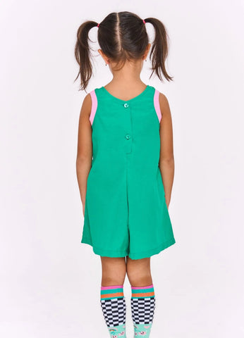 MACAQUINHO FEM CASA DE FLORES VERDE