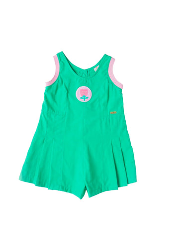 MACAQUINHO FEM CASA DE FLORES VERDE