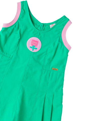 MACAQUINHO FEM CASA DE FLORES VERDE