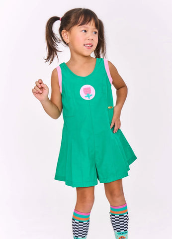 MACAQUINHO FEM CASA DE FLORES VERDE