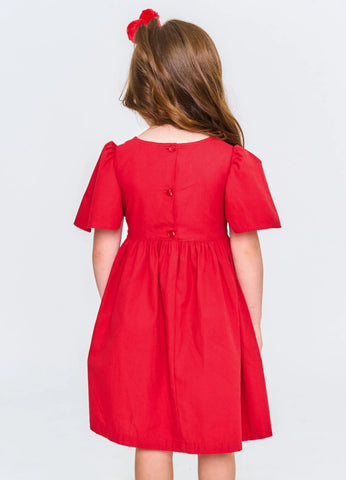 VESTIDO FESTAS FINAL DE ANO ALPHABETO VERMELHO