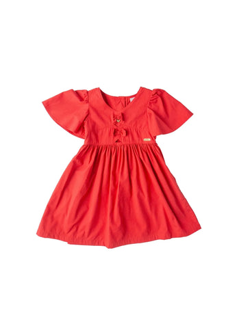 VESTIDO FESTAS FINAL DE ANO ALPHABETO VERMELHO