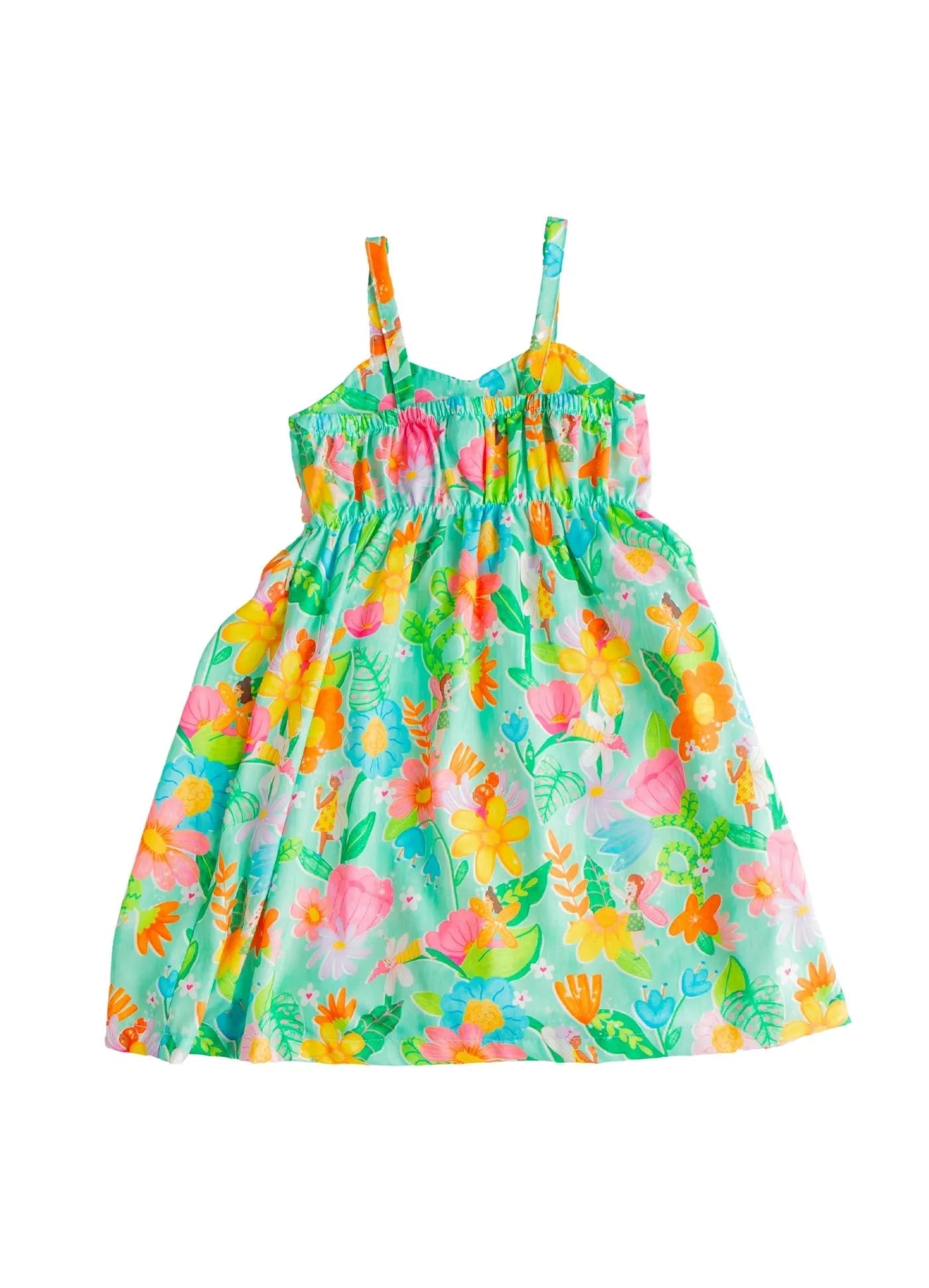 VESTIDO RECANTO DAS FADAS ALPHABETO VERDE