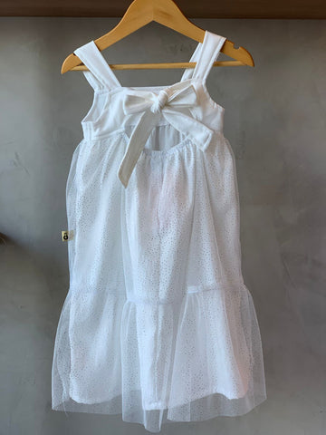 VESTIDO FESTAS FINAL DE ANO ALPHABETO OFF WHITE