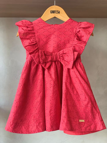 VESTIDO BABY FEM LAISE UM MAIS UM VERMELHO