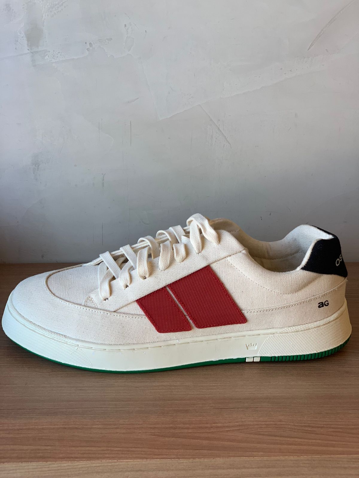 TENIS MAS CANVAS AG SNEAKER M OSKLEN CRU/VERMELHO/VERDE