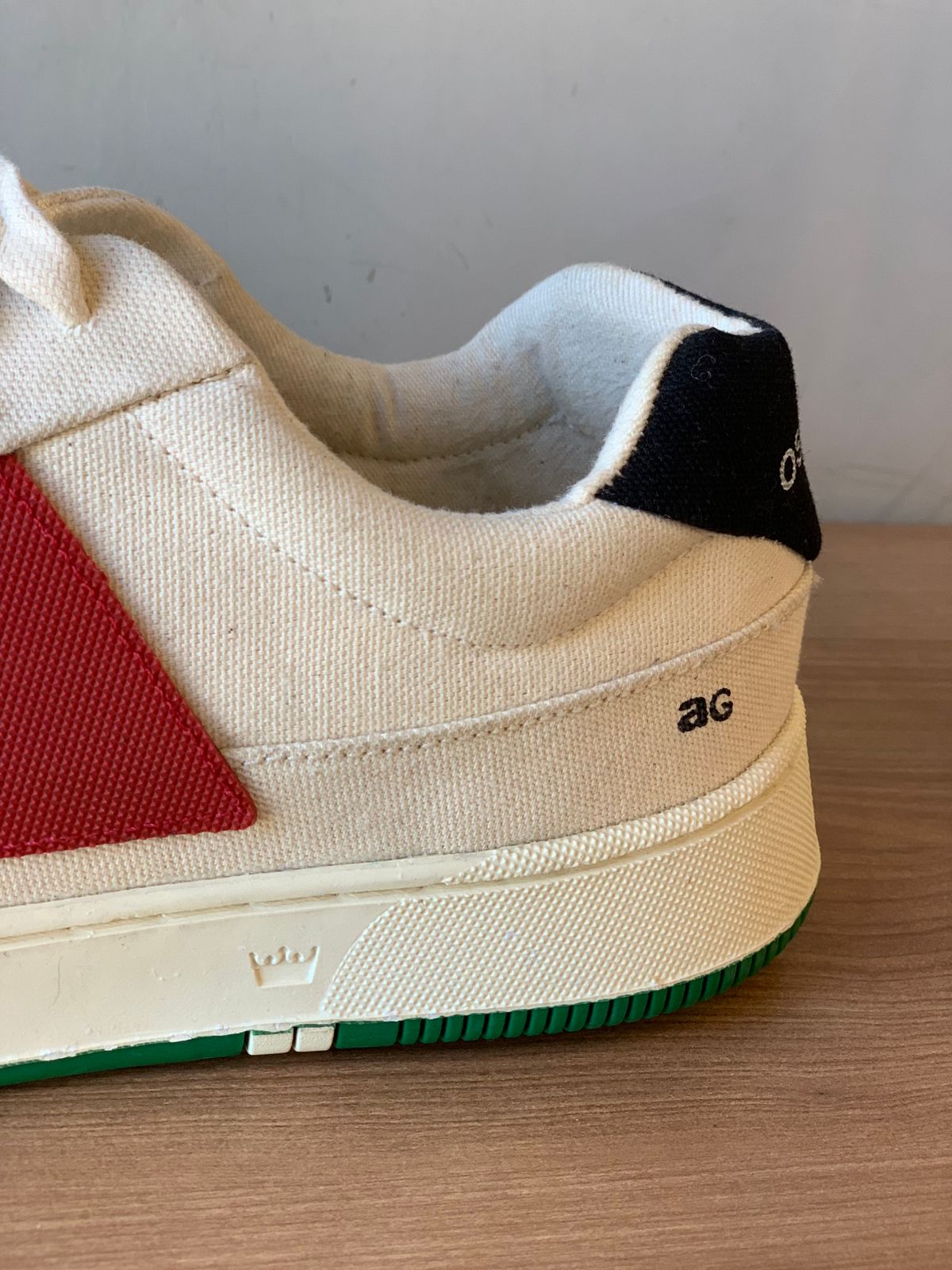TENIS MAS CANVAS AG SNEAKER M OSKLEN CRU/VERMELHO/VERDE