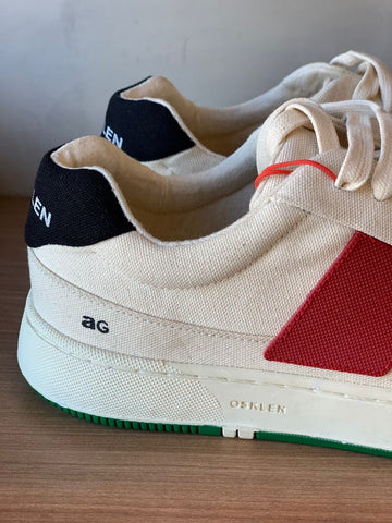 TENIS MAS CANVAS AG SNEAKER M OSKLEN CRU/VERMELHO/VERDE