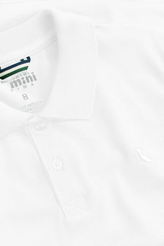 POLO RSV MINI MAS MC PF PIMA PIQUET BRANCO