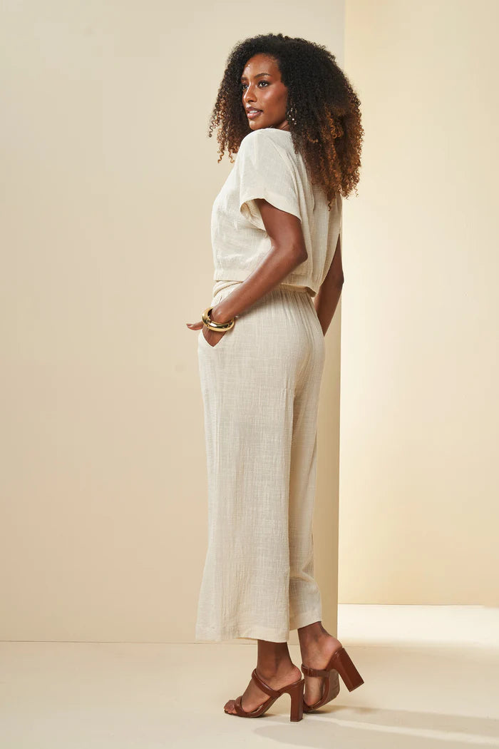 CALCA FEM CROPPED EM PLANO SOFT RUSTIC PEROLA