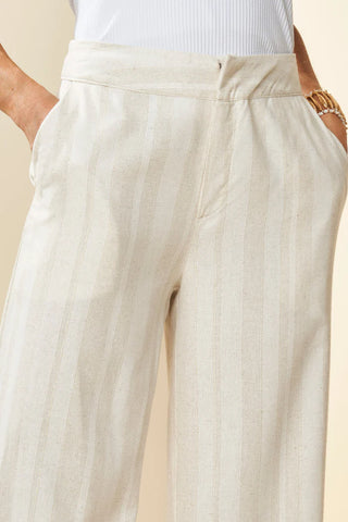 CALCA FEM EM PLANO LINEN SHINE NATURAL