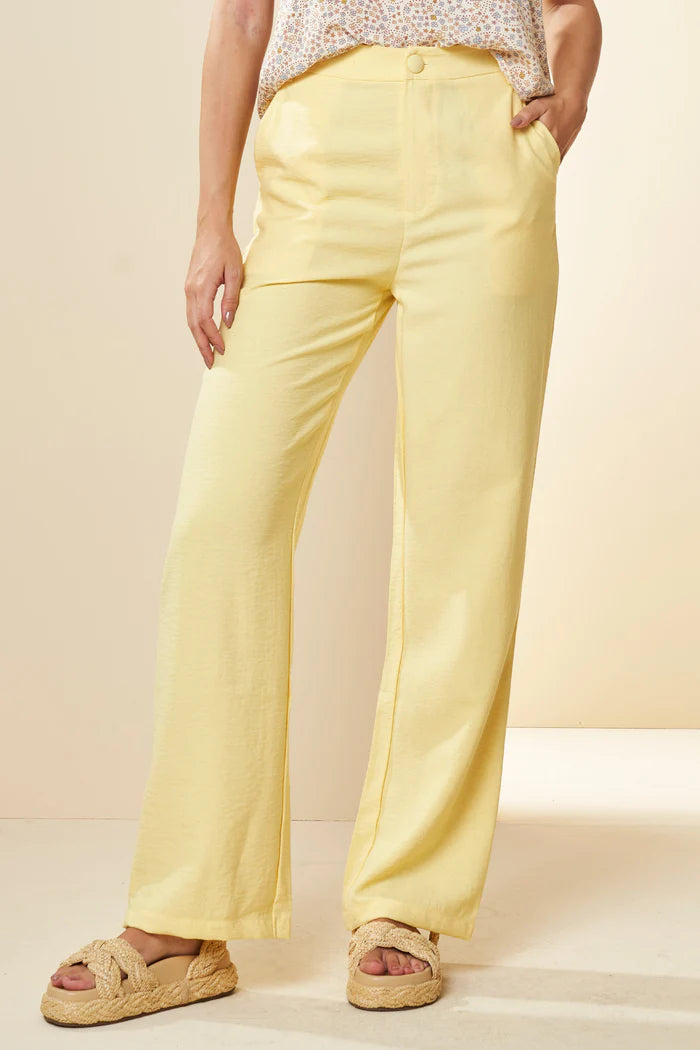 CALCA FEM EM PLANO MARANT LINEN AMARELO SICILIANO