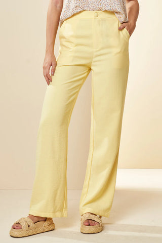 CALCA FEM EM PLANO MARANT LINEN AMARELO SICILIANO