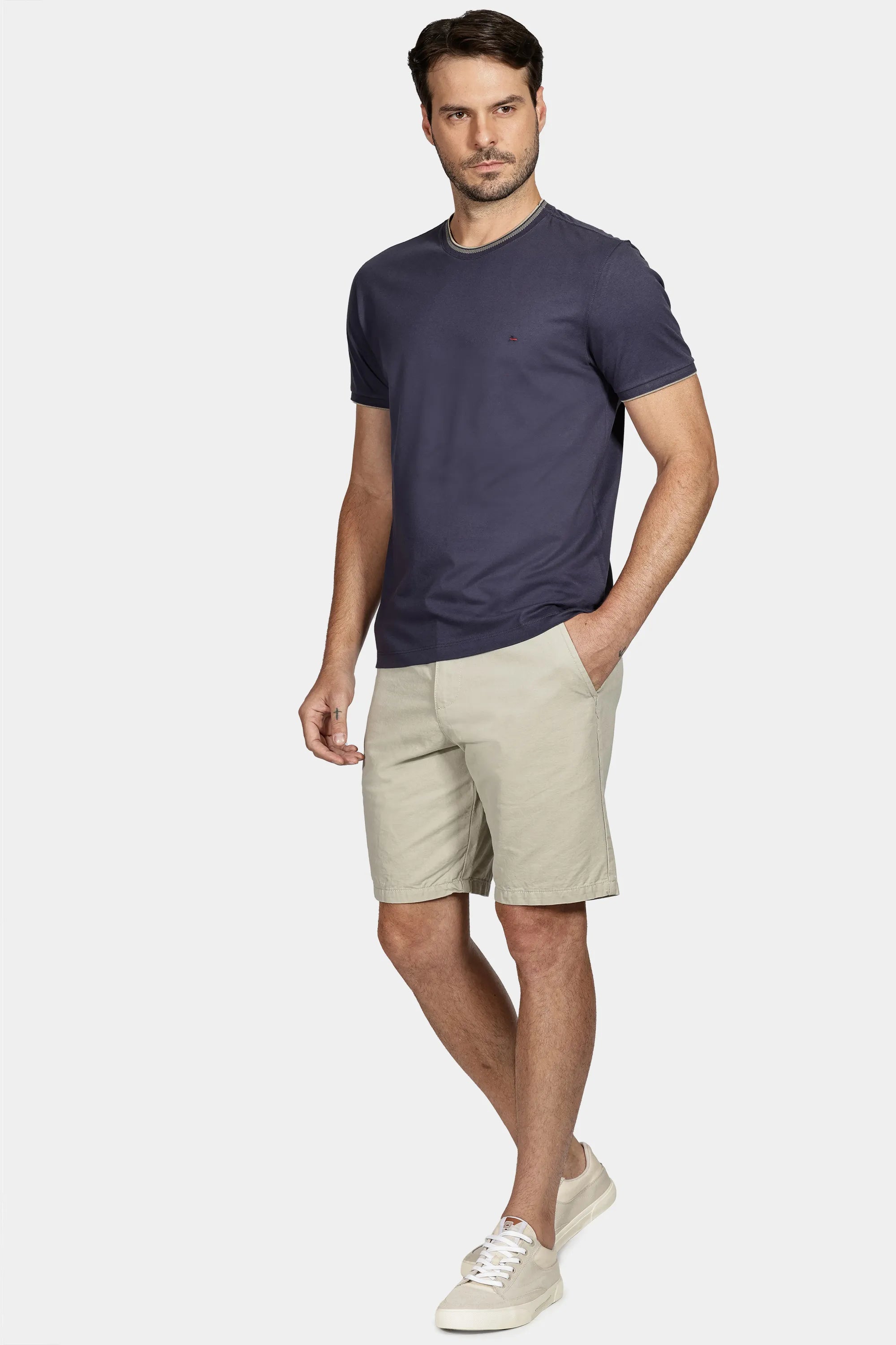 BERMUDA MAS ARAMIS CHINO COLOR KOMBAT AREIA