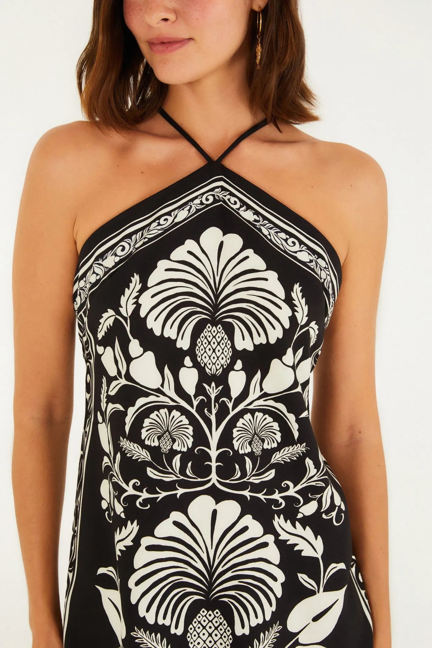 VESTIDO FEM CURTO SINTRA FARM PRETO