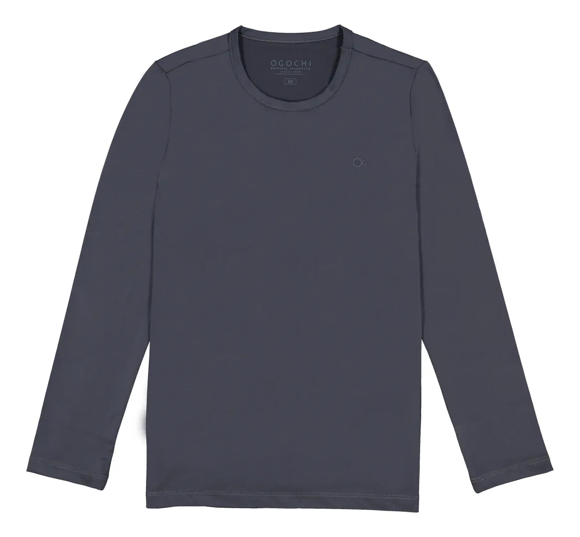 CAMISETA ML PROTECAO UV OGOCHI KIDS PRETO