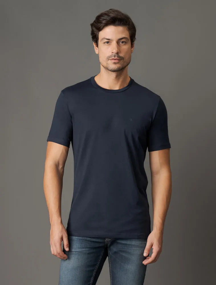 CAMISETA MC CKJ MAS PIMA MARINHO