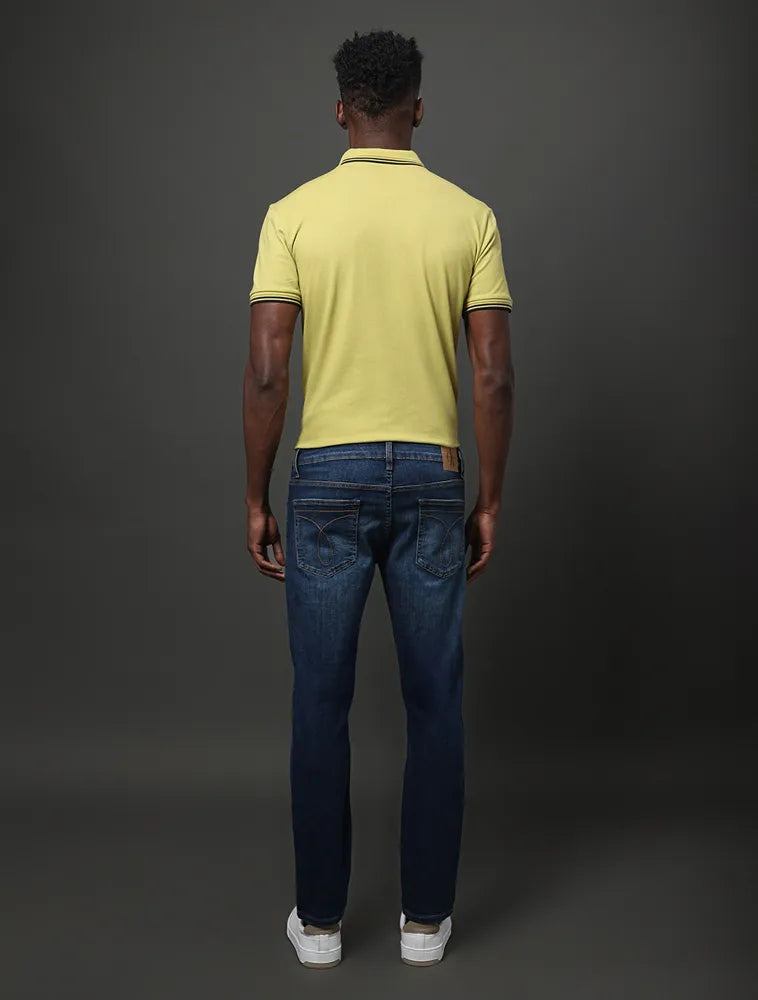 CALCA CKJ MAS JNS SUPER SKINNY 5 POCKETS MARINHO