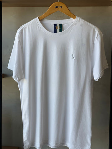 CAMISETA RSV MAS REGULAR BORDADO SILVER BRANCO