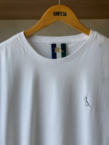 CAMISETA RSV MAS REGULAR BORDADO SILVER BRANCO