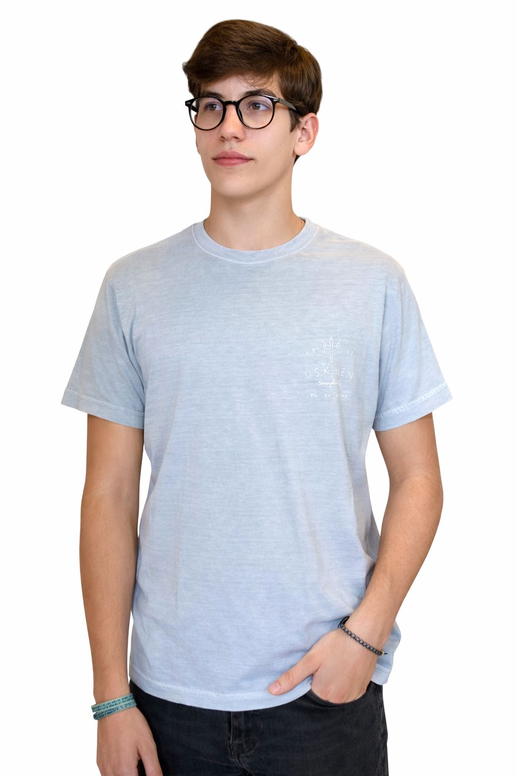 CAMISETA MAS MC STONE SCRIBBLE OSKLEN AZUL RIO