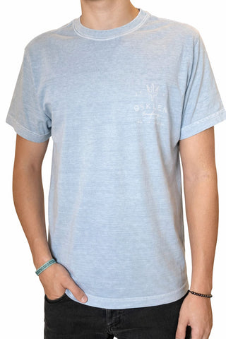 CAMISETA MAS MC STONE SCRIBBLE OSKLEN AZUL RIO