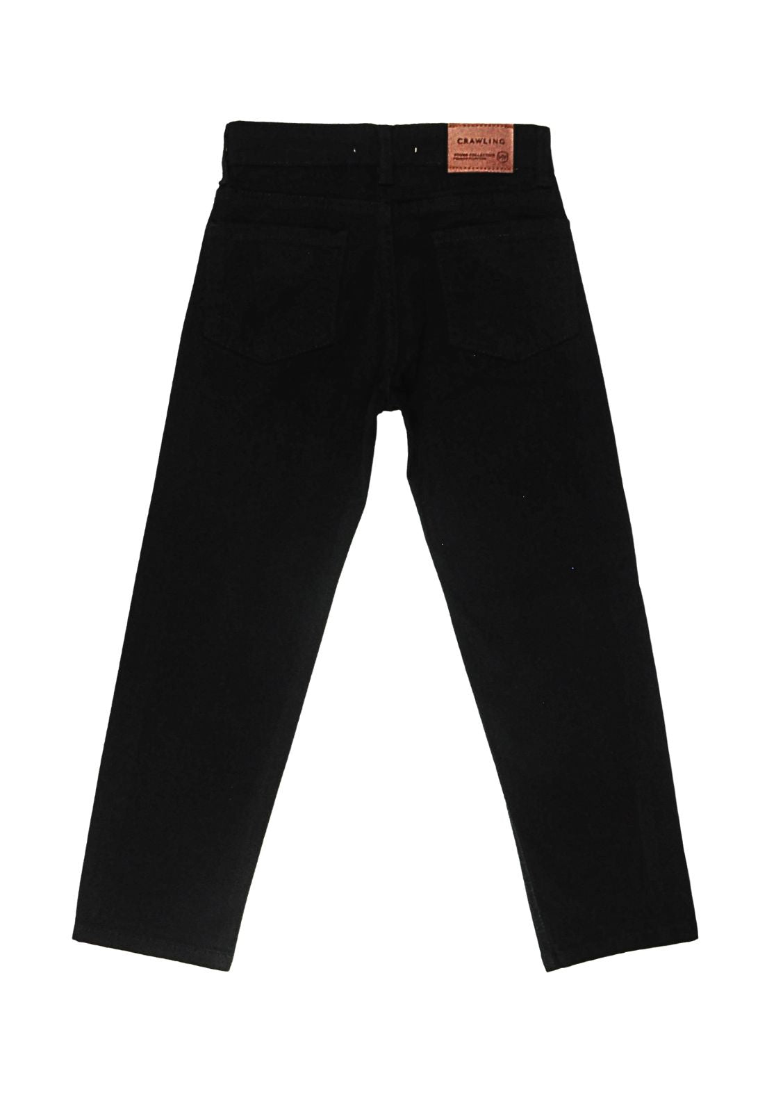 CALCA MAS RETA SARJA CRAWLING - 4/8 PRETO