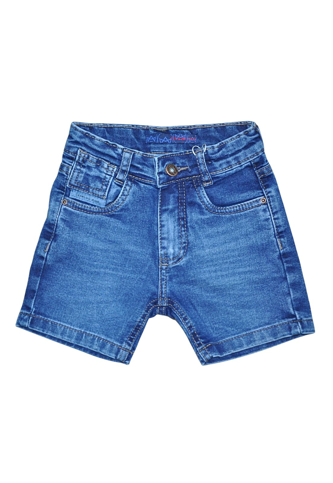 BERMUDA MAS JEANS CRAWLING - 1/3 JEANS ESCURO