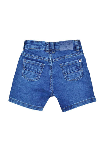 BERMUDA MAS JEANS CRAWLING - 1/3 JEANS ESCURO