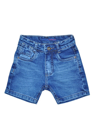 BERMUDA MAS JEANS CRAWLING - 1/3 JEANS ESCURO