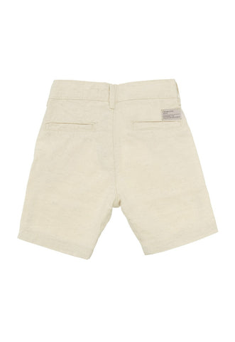 BERMUDA MAS ALFAIAT LINHO CRAWLING - 1/3 NATURAL