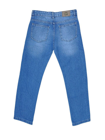 CALCA MAS RETA JEANS CRAWLING - 4/8 JEANS MEDIO