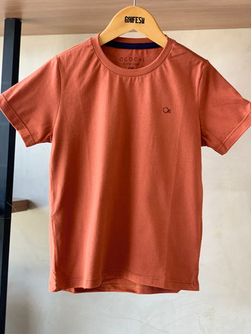 CAMISETA OGOCHI INF MC ESSENCIAL TERRACOTA 1441