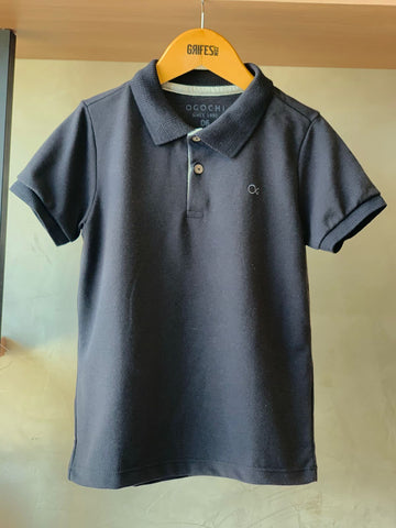 POLO OGOCHI INF MC ESSENCIAL SLIM PRETO 1005
