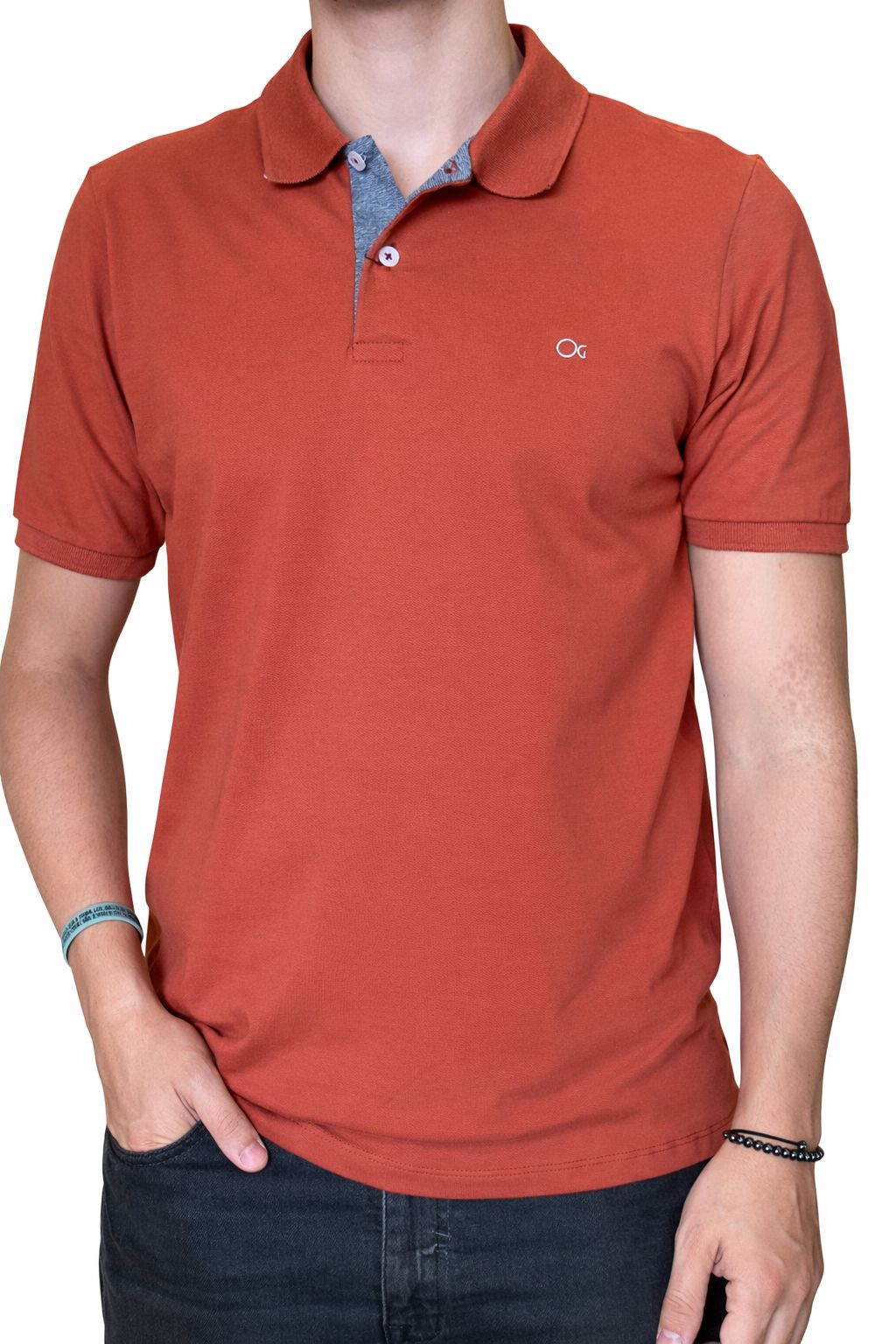 POLO MAS MC ESSENCIAL SLIM OGOCHI TERRA 1536