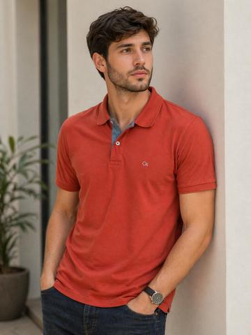 POLO MAS MC ESSENCIAL SLIM OGOCHI TERRA 1536