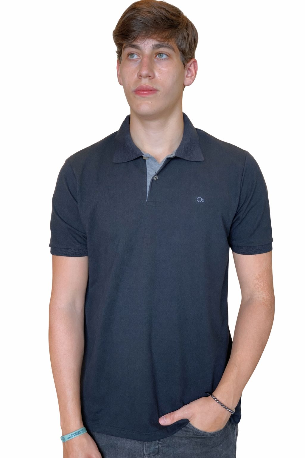 POLO MAS MC ESSENCIAL SLIM OGOCHI PRETO 1005