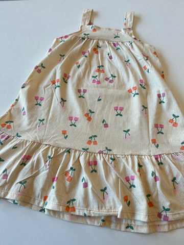 VESTIDO ALCA MALHA LIST EST FRUTINHAS OFF WHITE