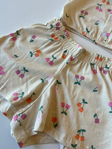 CONJ FEM REG E SHORT LIST EST FRUTINHAS OFF WHITE