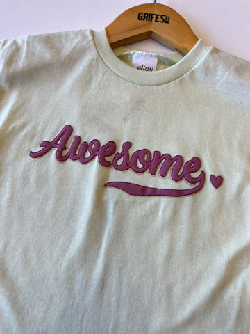 VESTIDO MC AWE SOME ALTO RELEVO VERDE CLARO