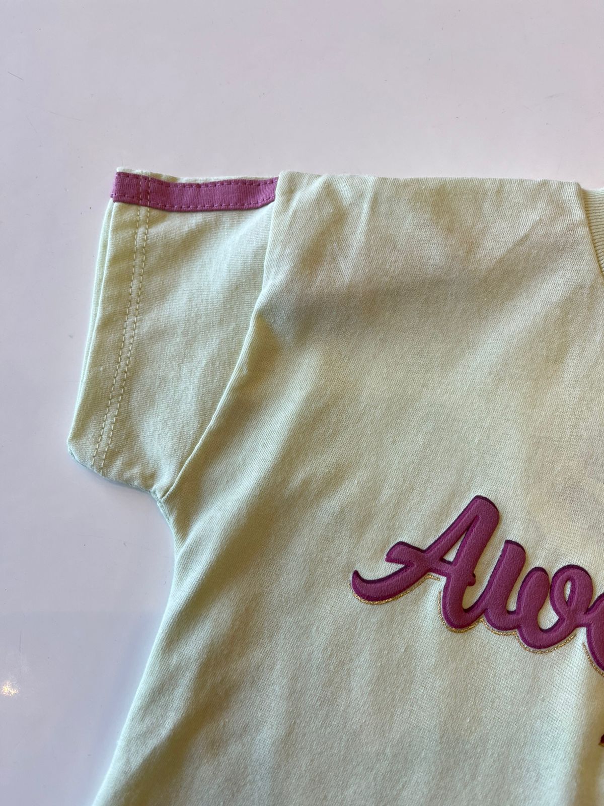 VESTIDO MC AWE SOME ALTO RELEVO VERDE CLARO