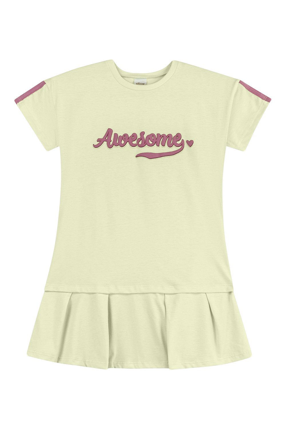 VESTIDO MC AWE SOME ALTO RELEVO VERDE CLARO